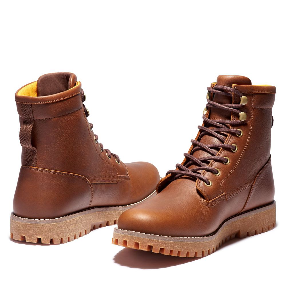 Bocanci De Zapada Timberland Barbati Maro - Jackson\'s Landing Waterproof - Romania - ATMNZX384